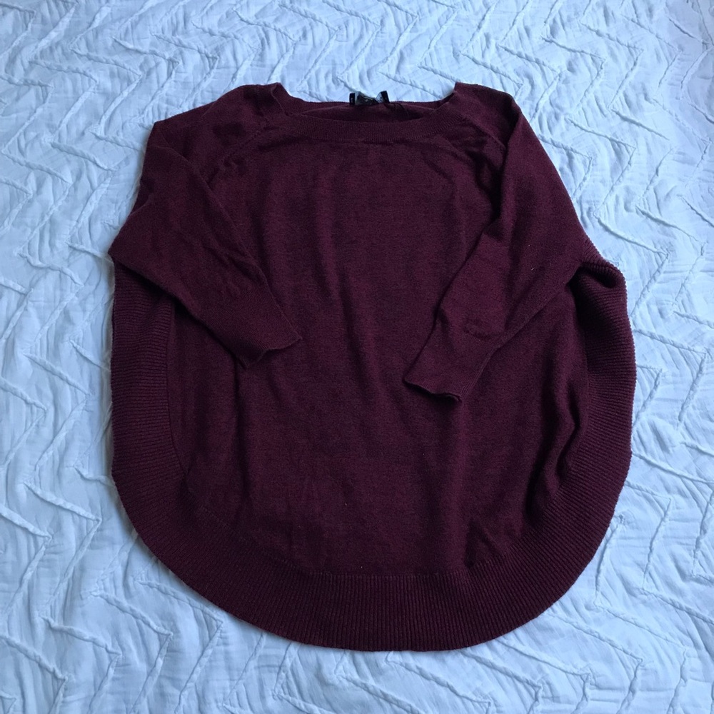 Express circle hem sweater